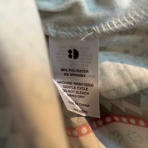 NWT Dot Dot Smile Flutter Sleeve Swing Dress – White/Red/Green – Baby Girl 6-12M - Picture 3 of 7